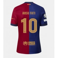 Barcelona Ansu Fati #10 Hemmatröja 2024-25 Korta ärmar